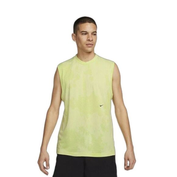 Nike Dri-FIT ADV Run Division Running Tank Top Yellow DX0928-113 Mens Large NEW - Picture 1 of 10